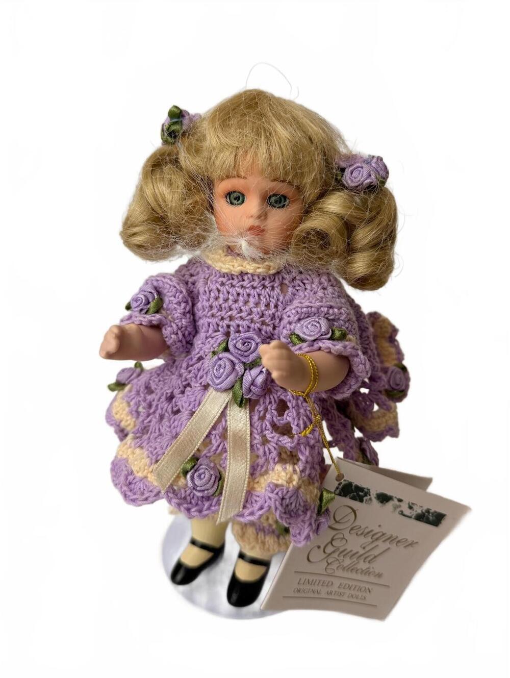 Vintage Patricia Loveless Louisa 1995 LE Porcelain Doll 559/2500 Tags Stand